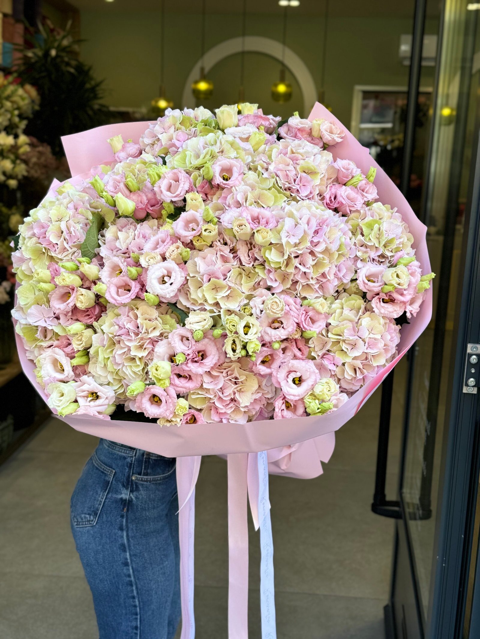 Douceur Pastel – Hortensias & Eustomas
